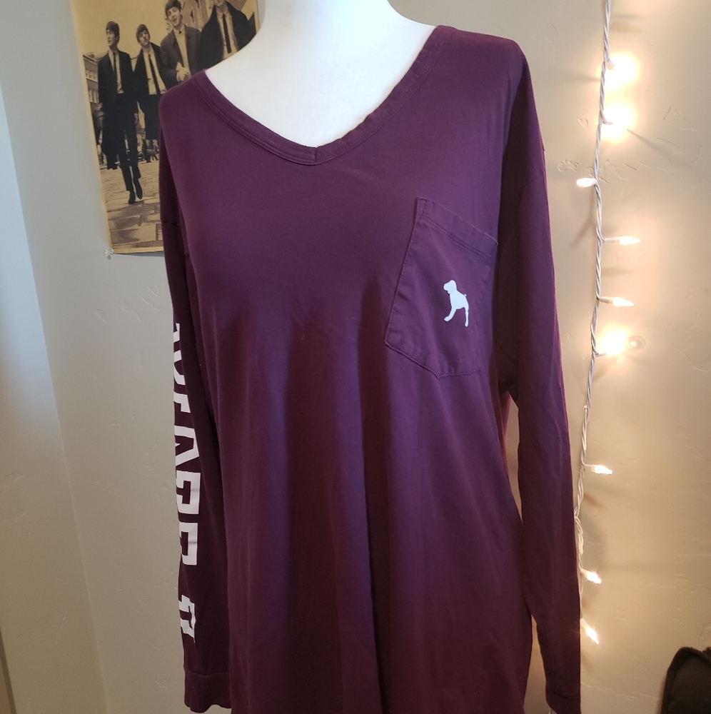 PINK long sleeve tee